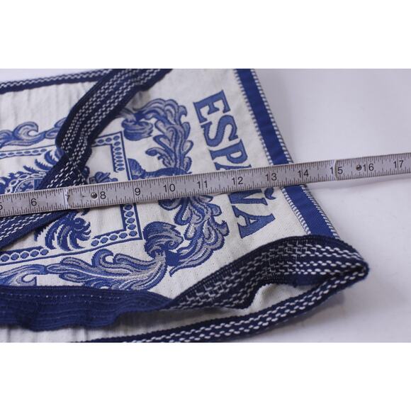 Toledo Espana, Crossbody Bag, Spain, White-Blue, Coat of Arms, Souvenir, - Picture 4 of 5